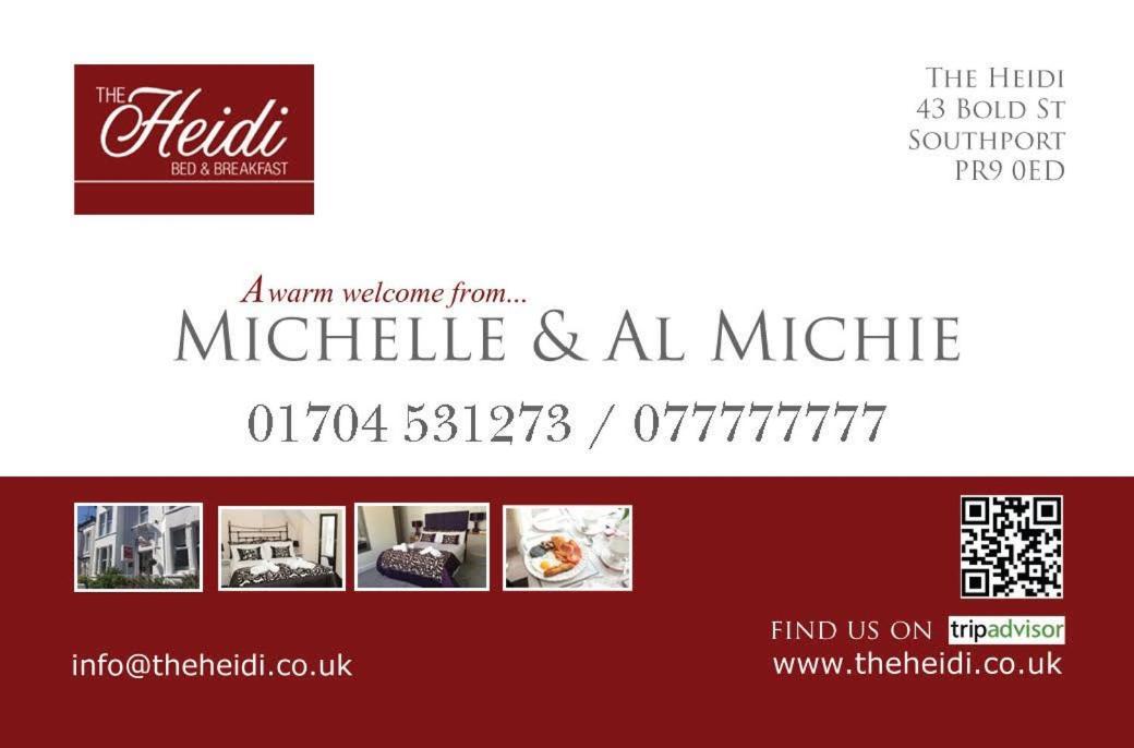 The Heidi Bed & Breakfast Southport Eksteriør bilde